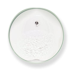 Catit PIXI fountain water level window shows remains clearly for easy refills.