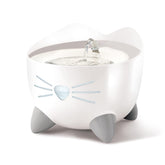 Catit PIXI fountain front view highlights accessible water and playful design.