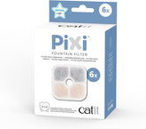 Catit PIXI original six-pack filter in white box for cleaner tastes.