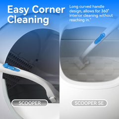 CATLINK Cleaning Brush Set 360 cleaning angle image shows 360° interior reach for corners.
