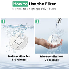CATOL pre-filter-sponges trap debris for cleaner fountain operation.