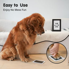 Catose inkless paw print kit dog paw print ready for crisp, clean keepsakes.