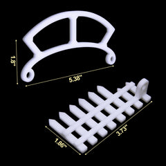 CATOSUM side fence white perch assembly highlights secure DIY attachment for longer bird stays