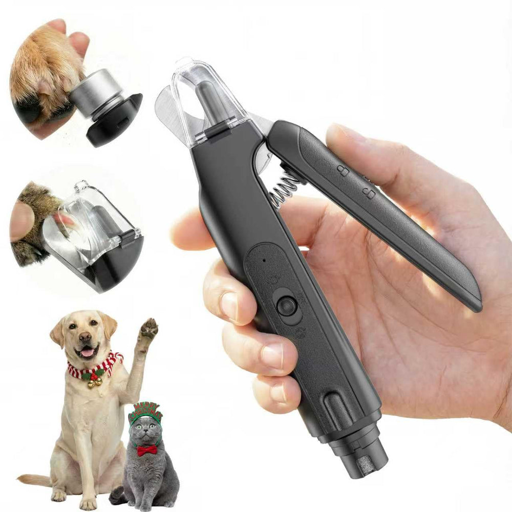 Catpick Care 2in1 nail clippers grinder in use for faster, calmer nail care