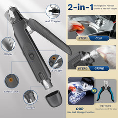 Catpick Care dog nail clippers with LED lights for precise trimming