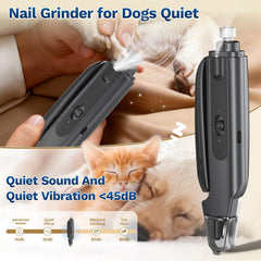 Catpick Care nail grinder with catcher cap keeps clippings tidy