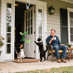 CATPICK elastic string accessory lets you adjust play style for different cats.