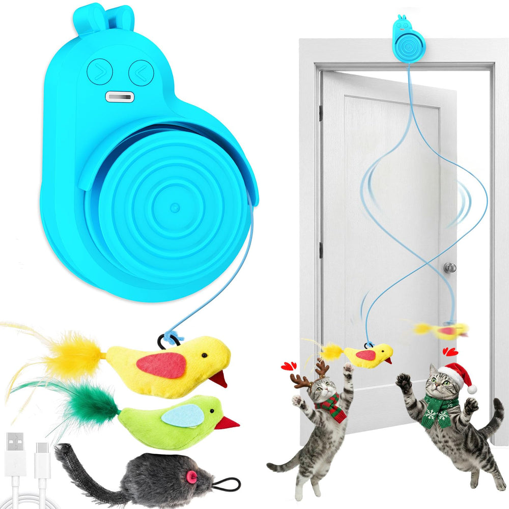 Catpick interactive toy door clip flying bird for engaging indoor play