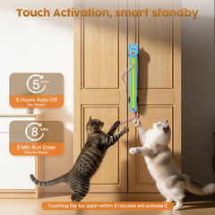 Catpick Joy adjustable motion modes tailor play to kittens or adults.