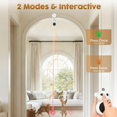 Catpick Joy USB-rechargeable cat toy eliminates battery changes for continuous play sessions