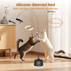 Catpick Joy USB-rechargeable design offers quiet operation for apartments.