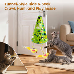 Catpick joy touch-activated brain toy responds to paws for cause-and-effect learning.