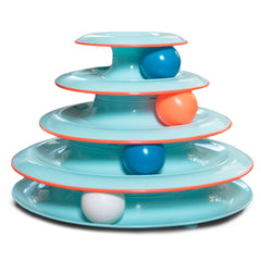 Catstages Chase Meowtain 4-Tier front view for indoor cat enrichment.