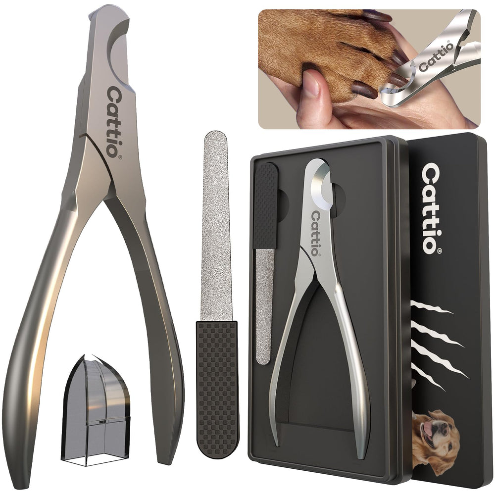Cattio dog nail clippers full-metal body for durable, long-lasting trimming