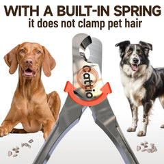 Cattio stainless steel nail clipper close view emphasizes all-steel construction