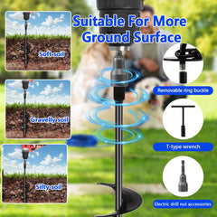 cawhulf spiral ground anchor 14.8-inch stays upright on wet ground
