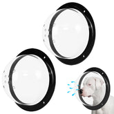 CAWUWE dog fence window outer diameter 12.4 inches for precise fence hole sizing