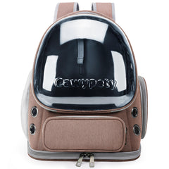 Cawypety cat backpack front bubble window for sunny, breathable viewing on adventures