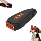 CBDYWVR No Bark Ultra front view shows a sleek handheld device for gentle dog training.