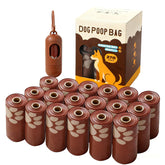 CCILAND 270-count dog poop bag pack ready on a roll for on-the-go cleanup.