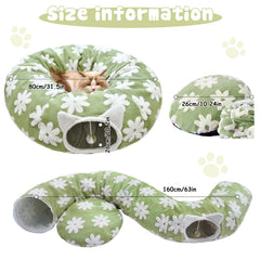 cckuu Cat Tunnel Bed Configuration Circles Shapes showcases versatile tunnel layouts.