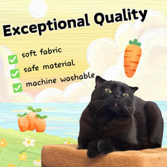 CECE PAW pineapple cat toy with feathers for extra play