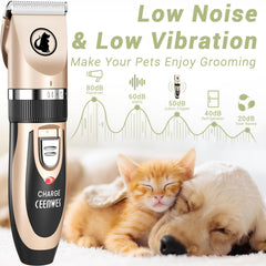 ceenwes dog clippers cordless design for easy grooming anywhere