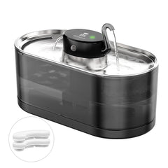 CENGCEN cordless cat fountain front view shows compact placement options and modern styling