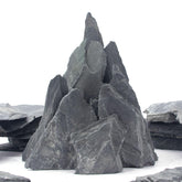CFKJ natural slate stone rocks 5-7 inch for durable aquascapes and PH neutral aquariums