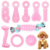 Juguetes CGBD para cachorros con nueve formas para morder, limpieza dental suave