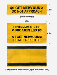 Cgvovgr service dog leash accessory supports safety and clear signaling.