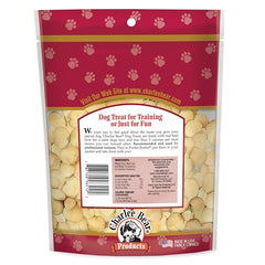 Charlee Bear beef liver treats close-up shows crunchy texture for daily rewards.