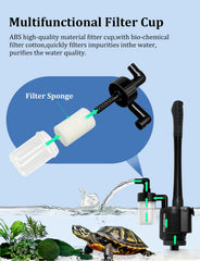 Charmshine telescopic tube extends to fit tall tanks for easy reach