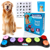 CHATTER PAWS dog buttons deliver loud playback for clear training cues.