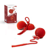 Cheerble Wicked Ball Duo2 rolling ball in action for indoor cat entertainment and physical activity.