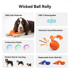 Cheerble Wicked Ball Rolly quiet E-TPU for safer indoor fun