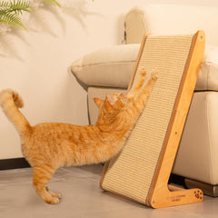 CHEERHOME PETS sisal scratcher vertical post protecting furniture from claws.