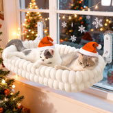 CHEERPALS folded window perch in compact folded form, ideal for saving space.