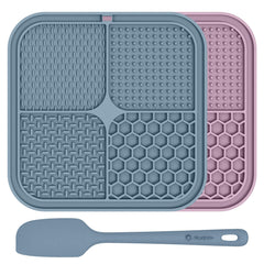 ChefAide 2pack lick mat for dogs and cats ready for slow feeding and enrichment.