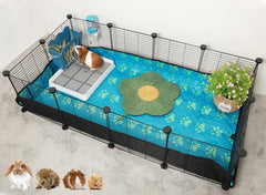 CHEGRON guinea pig cage assembly demonstrates quick setup for family playtime.