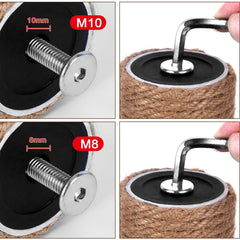 ChengFu M8 screw for cat post—stable, securement during play.