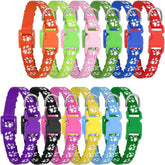 Chenkaiyang 12-pack puppy collars in colorful set for identification and style