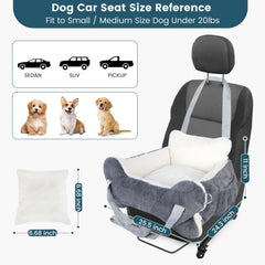 CHENOVE dog car seat side pocket keeps snacks handy on trips