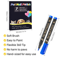 Cherocito dog nail polish pens non-toxic water-based formula for safe care