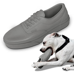 Chew Drip Shoe Dog Toy realistic sneaker demonstrates durable play for aggressive chewers