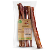 Chew-e&tasty Monster Odor Free Bully Sticks 12-inch pack front view for long-lasting chew