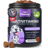 CHEWIA Dog Vitamins 15 in 1 bottle-front view supports overall vitality