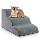 Chic Threads dog stairs 3-step couch — stable access for small dogs and cats.