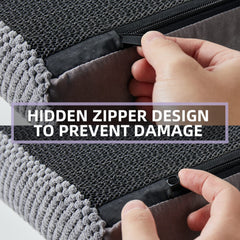 Chic Threads dog stairs non-slip bottom — stable placement on hardwood and carpeted floors.