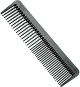 Chicago Comb No. 9 Pet carbon fiber anti-static finish shown for smooth brushing